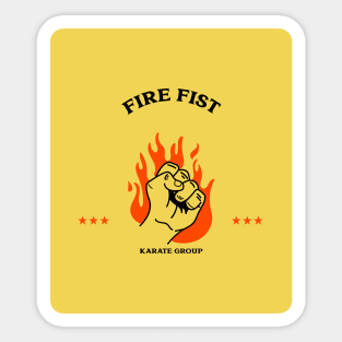Fire Fist | Karate Group Sticker